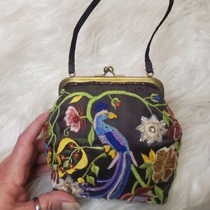 SANTI beaded and embroidered bag.